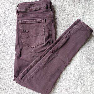 American Eagle Dark Purple Jeggings